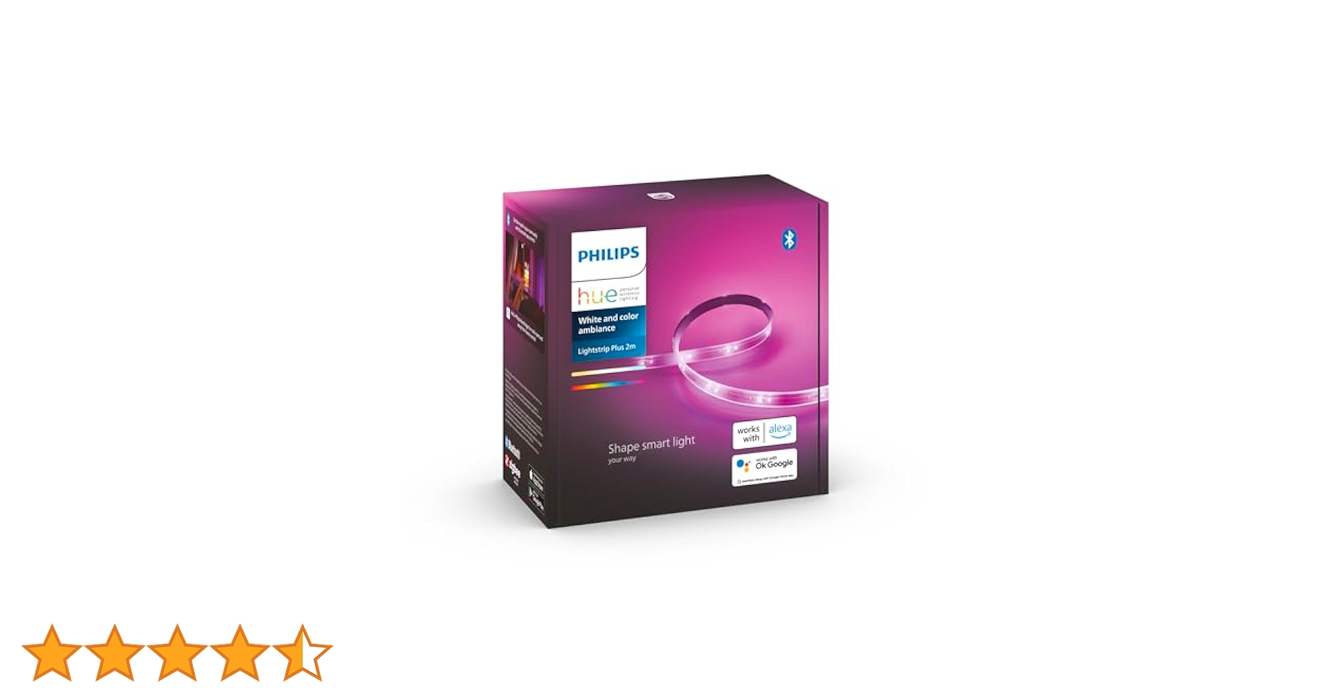 Philips Hue Lightstrip Plus v4 [2 m] White & Colour Ambiance